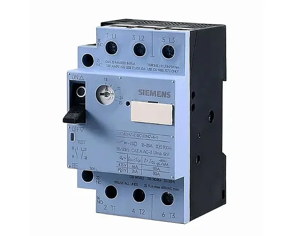 Siemens | 3VS Smart Disjuntor-Motor Classe 10, Faixa de ajuste 2.4-4A 3VS1300-1MJ00