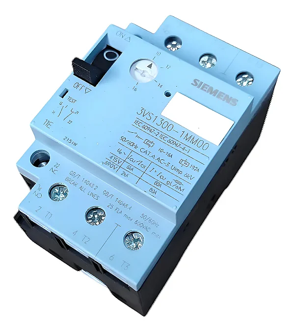 Siemens | 3VS Smart Disjuntor-Motor Classe 10, Faixa de ajuste 10-16A 3VS1300-1MM00