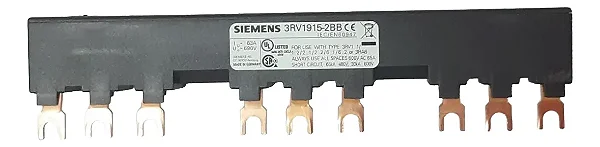 Siemens | 3RV1915 Pente de Ligação para 3 disjuntores 3VS13 (sem espaçamento) 3RV1915-2BB