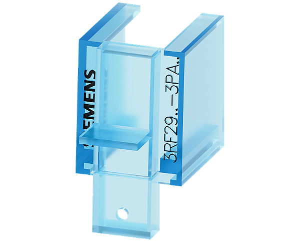 Siemens | Acessório 3RF2: Capa de terminais, Para conexão olhal (10 unidades), 3RF2900-3PA88 Vendido por unidade