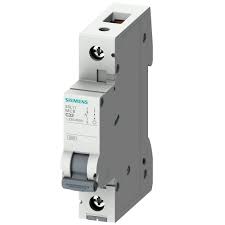 Siemens | Minidisjuntor 5SL1, Curva C, 10A, Monopolar, 5SL1110-7MB Vendido por unidade