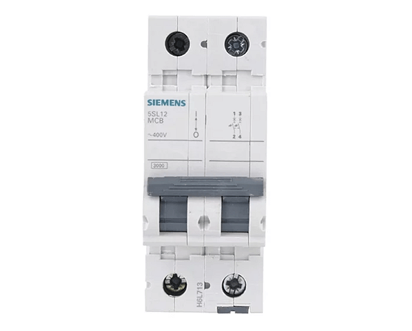 Siemens | Minidisjuntor 5SL1, Curva C, 32A, Bipolar, 5SL1232-7MB Vendido por unidade