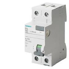 Siemens | Disjuntor, diferencial residual; termoplástico; bipolar; corrente nominal 16a; tensão nominal 230vac; capacidade de curto-circuito 10ka; frequência 50hz; acionamento manual por alavanca; fixação em trilho din — 5SV4311-0