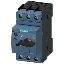 Siemens | Disjuntor, motor , termomagnético; tripolar; conexão a parafuso tamanho s0;400 volts 3RV2021-1EA10 Vendido por unidade