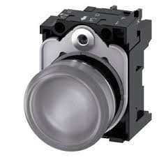 Siemens | SIRIUS Actuator/Signal — Sinalizador luminoso; led; branco; diâmetro 22mm; tensão 24vcc — 3SU1152-6AA70-1AA0