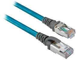 Allen Bradley | Cabo Patchcord Ethernet, Categoria 5e, Conectores RJ45, 2 metros, alta flexibilidade (para esteiras porta-cabo). 1585J-M8CB-2M