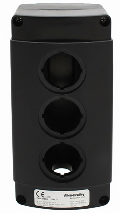 Allen Bradley | Botoeira com 3 furos, pré-fiada para conexão em rede DeviceNet. 800G-3P