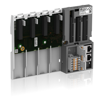 ABB | Base de terminal AC500 V3, 4 slots de I/O, 2x Ethernet, CAN TB5640-2ETH