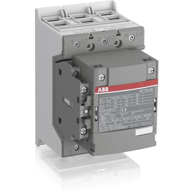 ABB | Contator AF, 116A (AC-3), 1NA+1NF, Bobina 100-250V AC/DC AF116-30-11-13