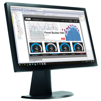 ABB | IHM CP600 para ambientes com temperaturas estendidas (-20 a +60 °C). 1SAP500900R0001