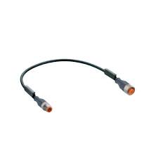 RST 4-RKT 4-225/2 M | Belden | Cabo Sensor Cordset Duplo M12 4 Pinos 2m PUR Preto Halogen Free