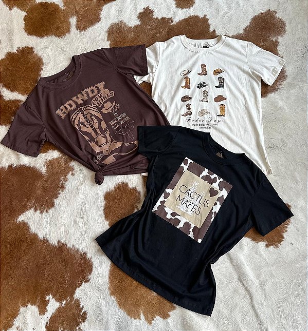 KIT 3 T-SHIRT ESTAMPADA PULS SIZE
