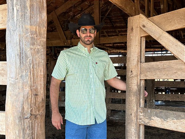 CAMISA MC XADREZ PEQ V19-7001XP