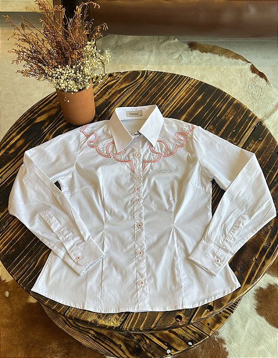 CAMISETE VQS ML BD/PD V25-25084 BRANCO