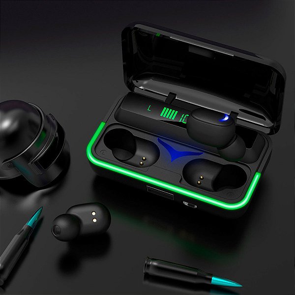 Fone De Ouvido Bluetooth  Resistente a Água com função Power Bank FangStore