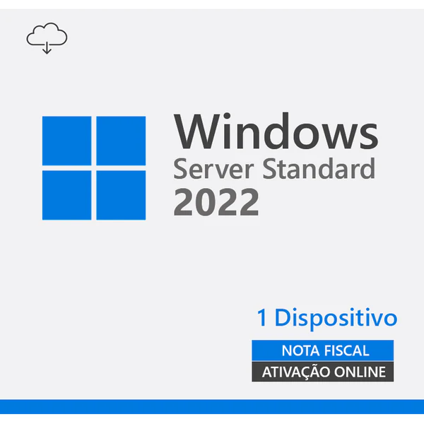 Windows Server 2022 Standard, Chave de Licença Permanente