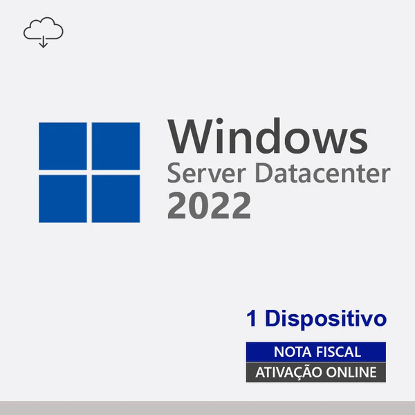 Windows Server 2022 Datacenter, Chave de Licença Permanente