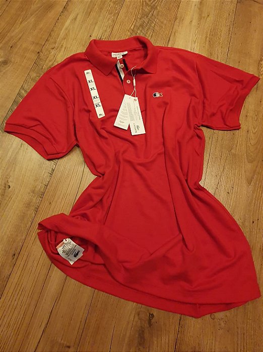 Polo Lacoste France Masculina Vermelha