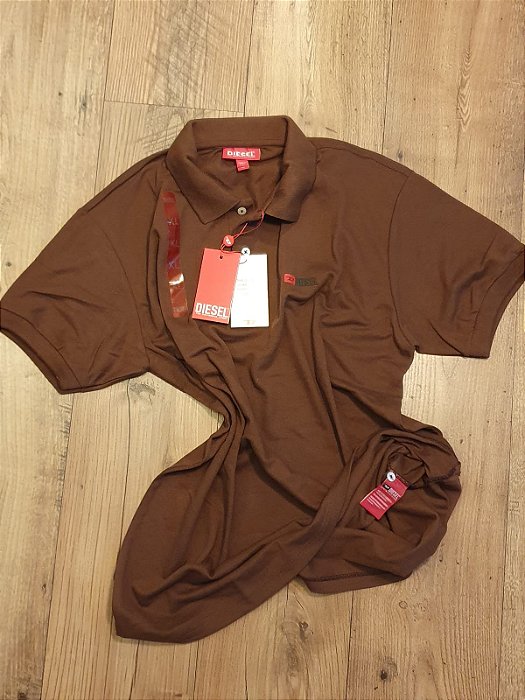 Polo Diesel Masculina Marrom