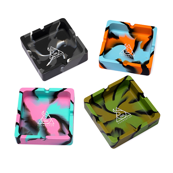 Cinzeiro de Silicone Squadafum Quadrado G