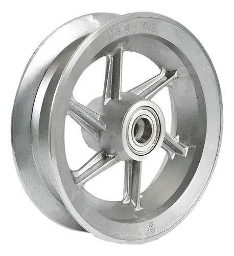 Roda Alumínio Aro 8 Com 6 Raios Com 2 Rolamentos P/ Carreta