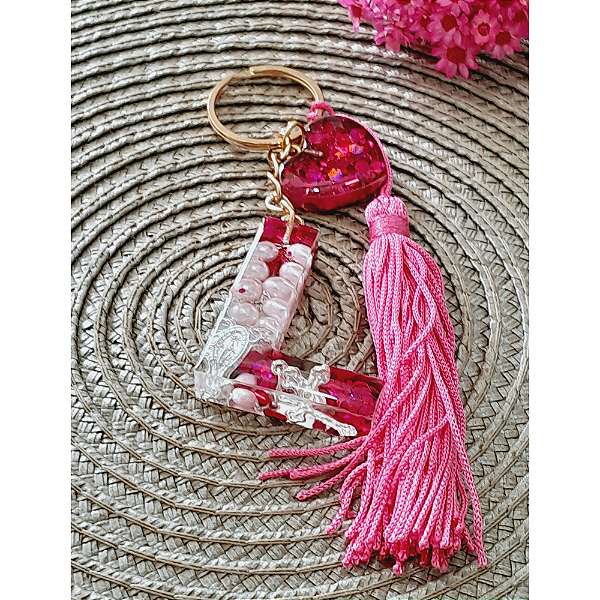 Chaveiro Personalizado em Resina com Terçinho – Sob Encomenda