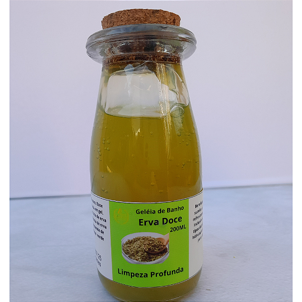Sabonete líquido em gel de erva doce 200ml – Limpeza suave e aroma relaxante para a pele