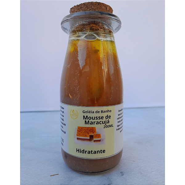 Sabonete líquido em gel mousse de maracujá 200ml – Hidratação intensa e aroma refrescante para a pele