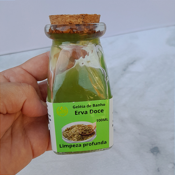 Sabonete líquido em gel de erva doce 100ml – Limpeza suave e aroma relaxante para a pele