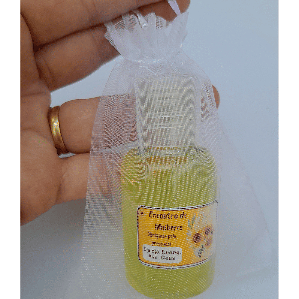 Mini Sabonete Líquido 30ml com Embalagem Individual e Etiqueta Personalizada – Essência à Escolha
