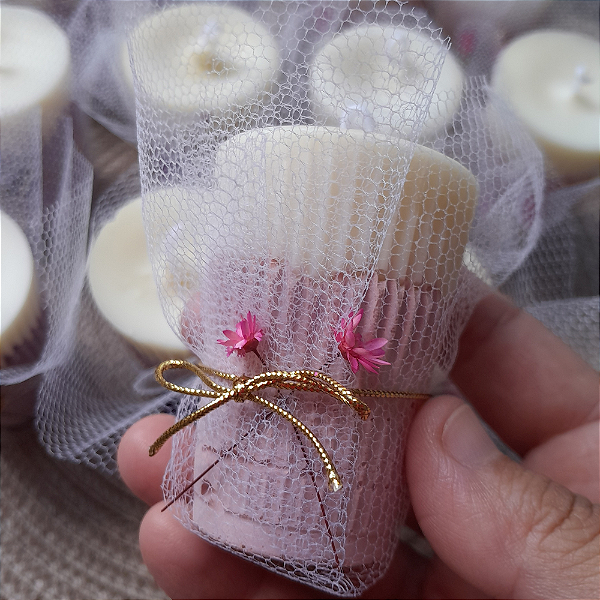 Velas de Concreto para Lembrancinhas