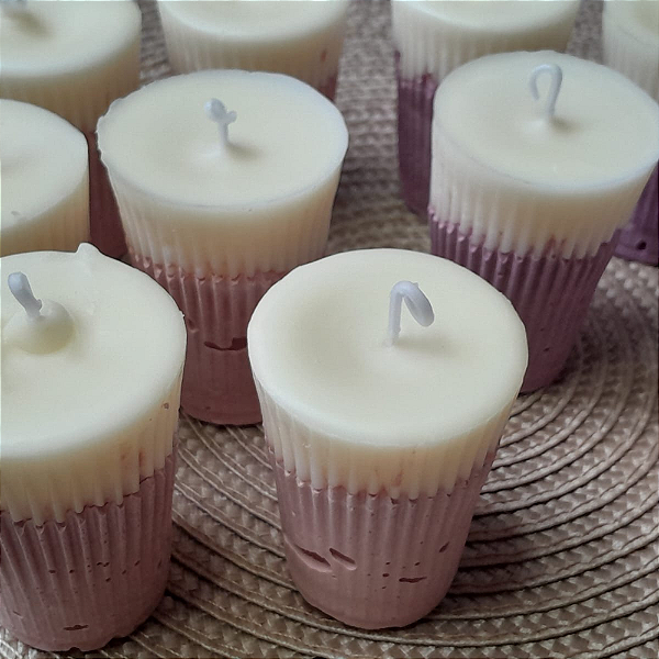 Kit Velas de Concreto c/ 5 unid.