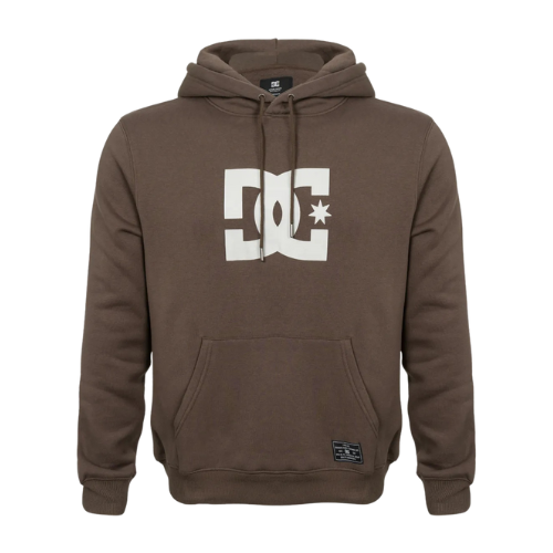 Moletom DC Shoes Fech Dc Star Marrom Escuro
