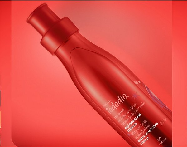 BODY SPLASH MAÇÃ CARAMELADA E BAUNILHA NATURA TODODIA 200ML
