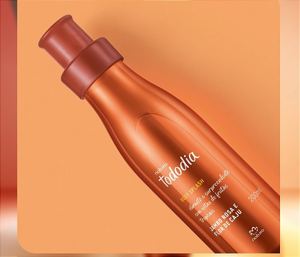 BODY SPLASH JAMBO ROSA E FLOR DE CAJU NATURA TODODIA 200ML