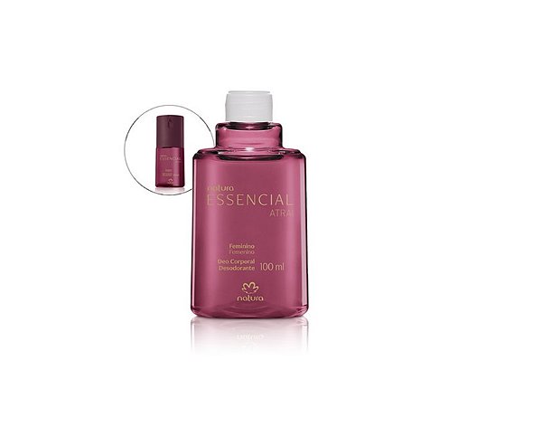 REFIL DESODORANTE CORPORAL ESSENCIAL ATRAI FEMININO 100ML