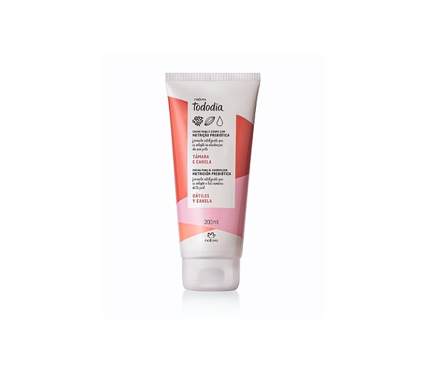 CREME NUTRITIVO PARA O CORPO TODODIA TÂMARA E CANELA 200ML
