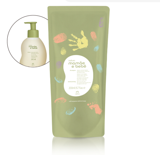 Refil Shampoo Mamãe e Bebê 200ml
