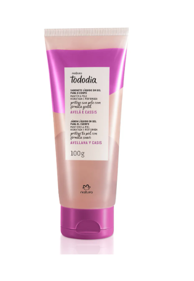 Sabonete Líquido em Gel Corporal Avelã e Cassis 100g