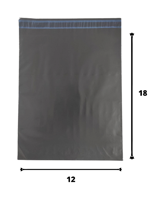 Envelope de Segurança Eco Cinza 12x18