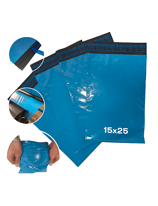 Envelope de Segurança Azul Coex 15x25