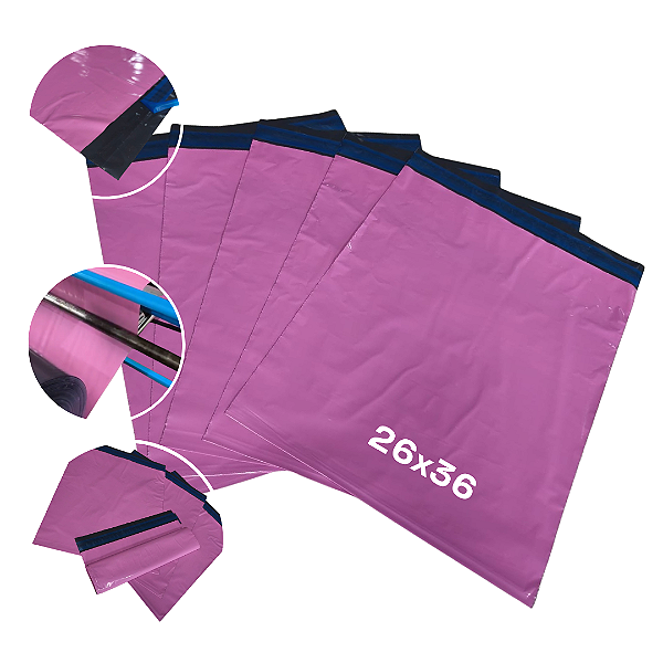 Envelope de Segurança Rosa Coex 26x36