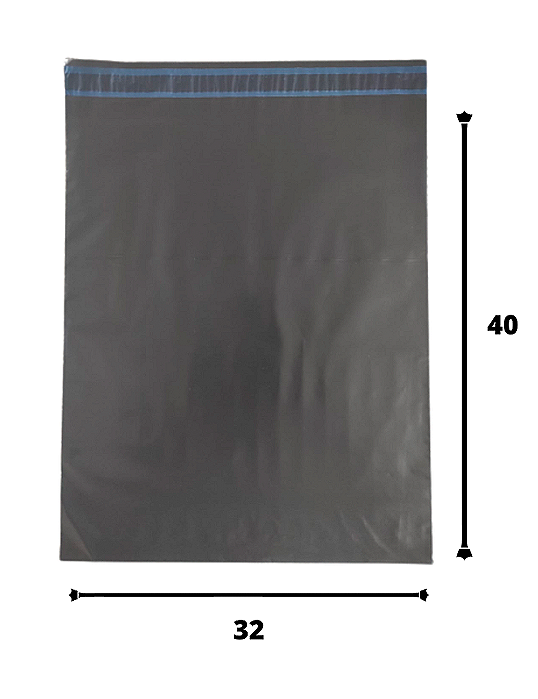 Envelope de Segurança Eco Cinza 32x40