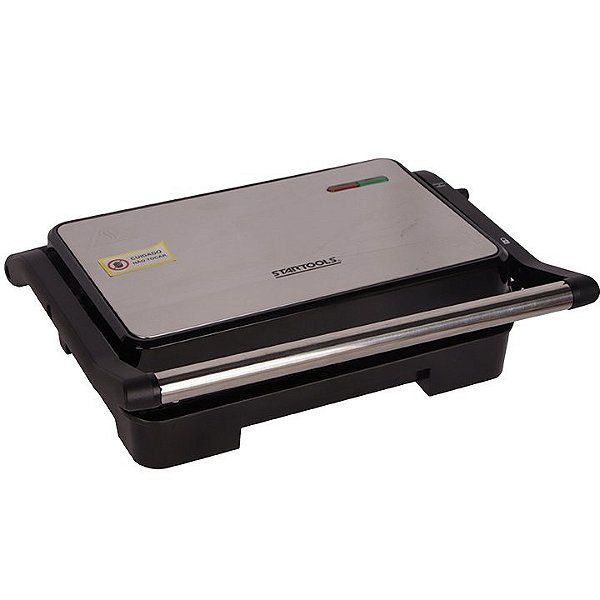 Sanduicheira Elétrica Grill 1000W 220V - Inox