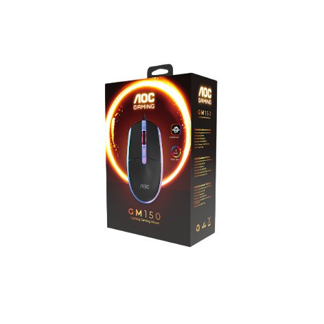 Mouse Para Jogos com Fio 2000 DPI - Preta