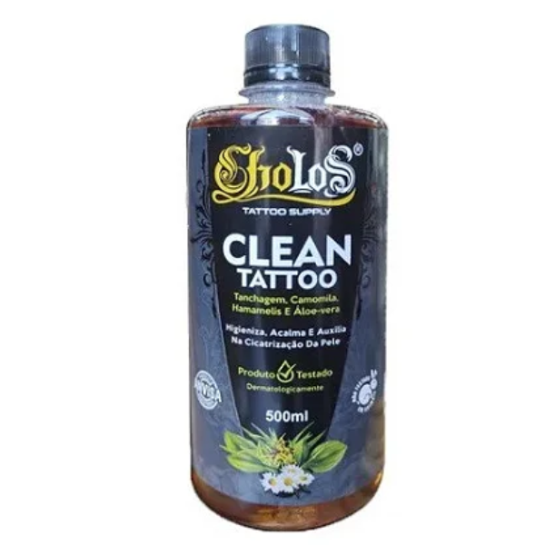 Clean Cholos 500ml Hamamelis Concentrado P/ Tattoo