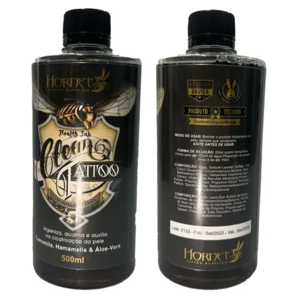 Clean Hornet Tattoo Concentrado De Ervas 500ml