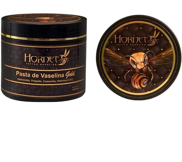 Vaselina Hornet Tatuagem Gold Black 500g