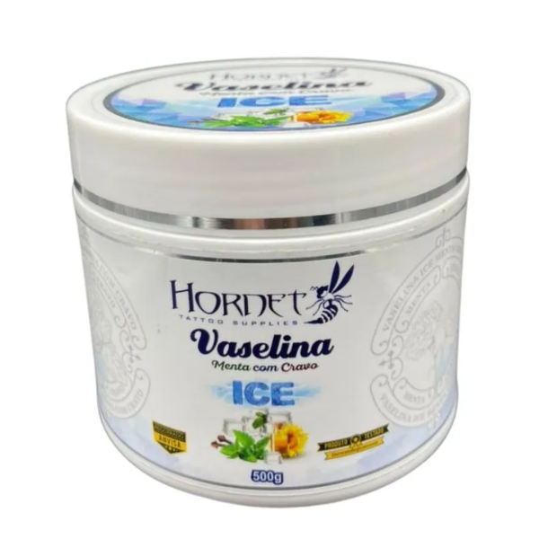 Vaselina Hornet Ice Menta Com Cravo 500g Tattoo Tatuagem