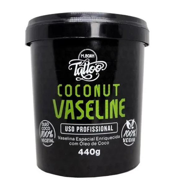 Vaselina Coconut com Óleo de Coco MBoah 440g